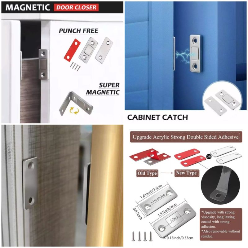 Self-adhesive Magnetic Door Closer (KT) – MrOnline.pk