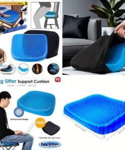 Breathable Silicone Gel Cushion Anti Decubitus Pain Relief Health Care Massage Sitter Pad