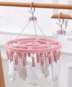 Plastic Baby Clothes Hanger Round Shape