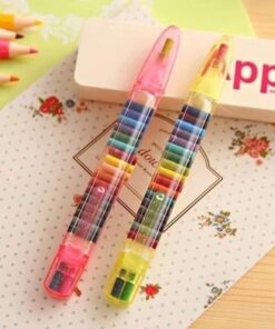 20 In 1 Colourfull Stackable Crayons