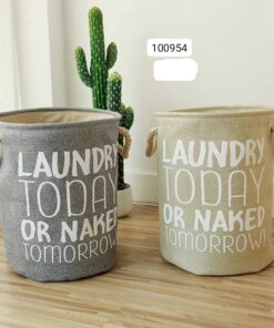 Folding laundry basket