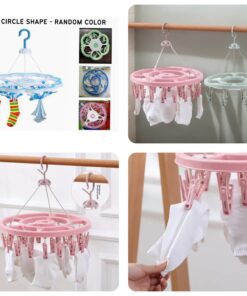 Plastic Baby Clothes Hanger Round Shape
