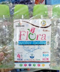 Pack of 4 Multi purpose Plastic Flora Water Bottle