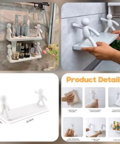 Self adhesive wall mounted character shelf SK