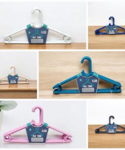 6-Piece Colorful Hanger Set Brighten up your closet with this set of 6 sturdy hangers in fun, eye-catching colors. Perfect for organizing clothes in style!