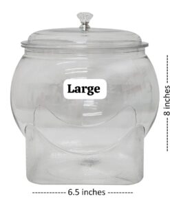 Plastic Square Bottom Airtight Container Large