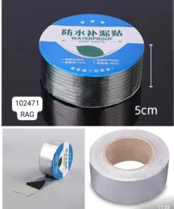 Tape Roof Tile Crack Self-adhesive Aluminum Foil Waterproofing Waterproof Sealing Band Wall 5m