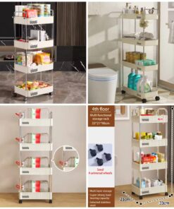 4 layer storage rack trolly SK