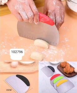 Stainless steel dough cutter