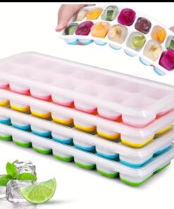 14 Grid Ice Cube Tray With Lid