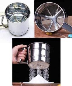 Hand Press Stainless Steel Flour Swifter