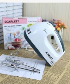 Electric Hand Mixer, Blender, Beater and Cream Maker with 7 Speed Control | 2 Stainless Steel Beaters| 2 Dough Hooks