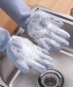Magic Washing Gloves - Pair Of Silicone Washing Gloves