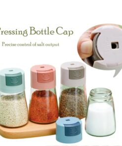3-piece Glass Seasoning Spice Jar Set