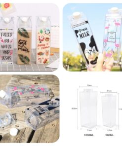 Acrylic food grade milk bottle SK