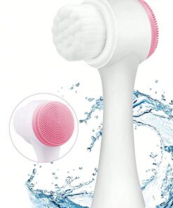 2 in 1 Face Cleansing Brush, Facial Cleansing Exfoliating Brush