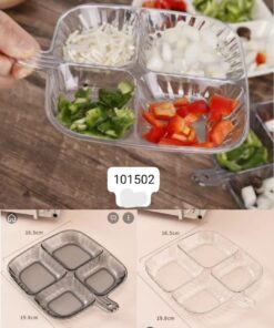 4portion acrilic tray