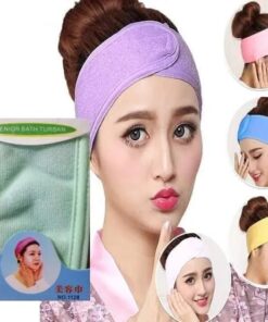 Facial Band Senior Bath Turban , Headband , Adjustable Facial Band