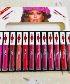 Matte Lip gloss Pack Of 12 Beautiful Colors - 12 Different Colors - Waterproof