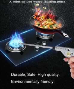 kitchen, Long Windproof Fireplace Pulse Burner Fire Rod, Electronic Spark Lighter ,