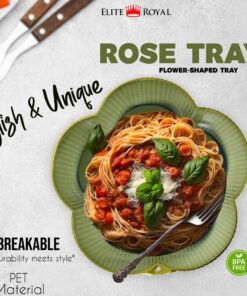 Rose Shape serving Tray