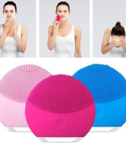 Forever Facial Massager is an ultrasonic electric silicone facial cleanser brush designed