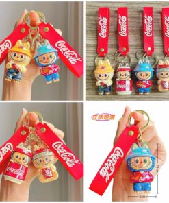 Creative CocaCola Labubu Keychain/Bag Charm
