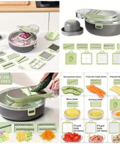 Vegetable Cutter 9 in 1 With Drainer Bowl