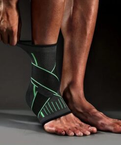 Adjustable Compression Ankle Brace 1 pcs  Breathable Support for Sports, Exercise, Fitness - Men & Women