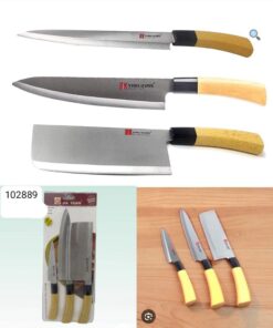 3 pcs knife set heavy duty