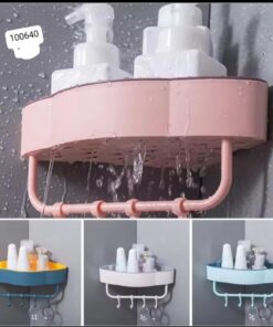 Plastic corner shelf