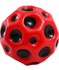 Ball Toy Playable Moon Shape Porous Bouncy Ball Kids Indoor Toy