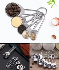 Stainless steel measuring spoon