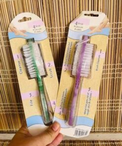 4 In 1 Pedicur Burshes & Foot Filer Cleaner Bursh Scurpar