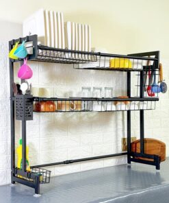 Metal Expandable Sink Rack 2 Layer