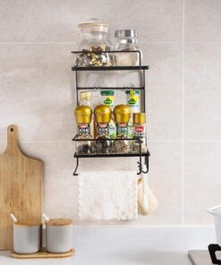 Multipurpose Kitchen-Bathroom Corner Shelf Wall Mounted