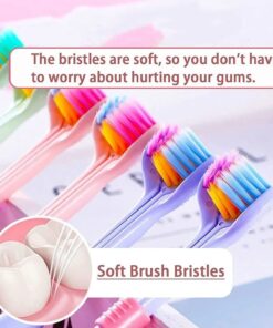 3-Sided Toothbrush For Children, Soft Manual Toothbrushes with Wrap-Around Design, Efficient Tooth Brushing