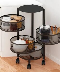 Kitchen Trolly Round 4 Layer