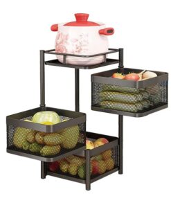 Kitchen Trolly Square 3 Layer