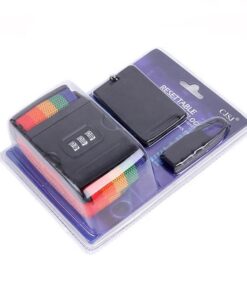 Travel Luggage Starps & Lock With Tag 3pcs Set