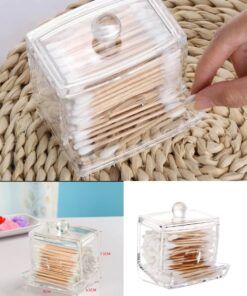 Cotton buds holder acrilic