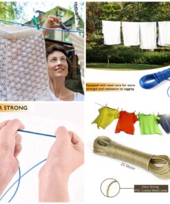 PVC Coated metal 20M Clothline SK