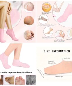 Silicone moisturizing socks SK