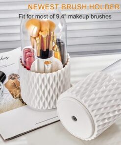 360' Rotating Brush Holder With Cover