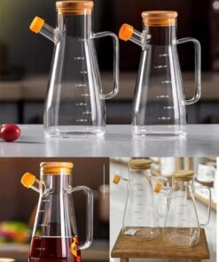 Oil jug glass merterial 900ml