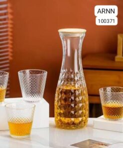 Water set 6pcs glass one pcs jug