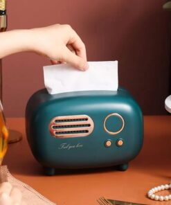 Tissue Box Affordable Luxury Style Luxury Gift Home Bedside High-End Paper Extraction Box Creative Retro Tissue Box Living Room