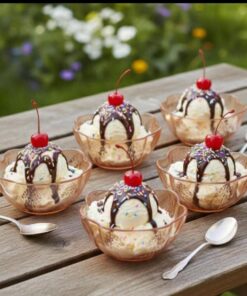 Ice glass bowl 6pcs set