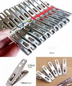 20pcs steel cloth clip