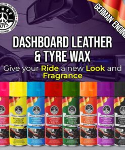 Dashboard Leather & Tyre Wax (450ml) – Saffron Flower Fragrance